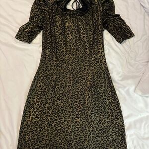 Leopard print dress